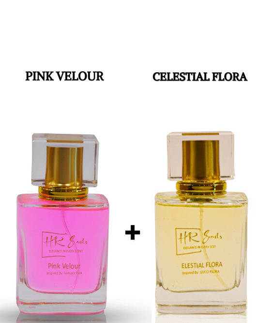 Pink Velour & Celestial Flora – Feminine Elegance Duo